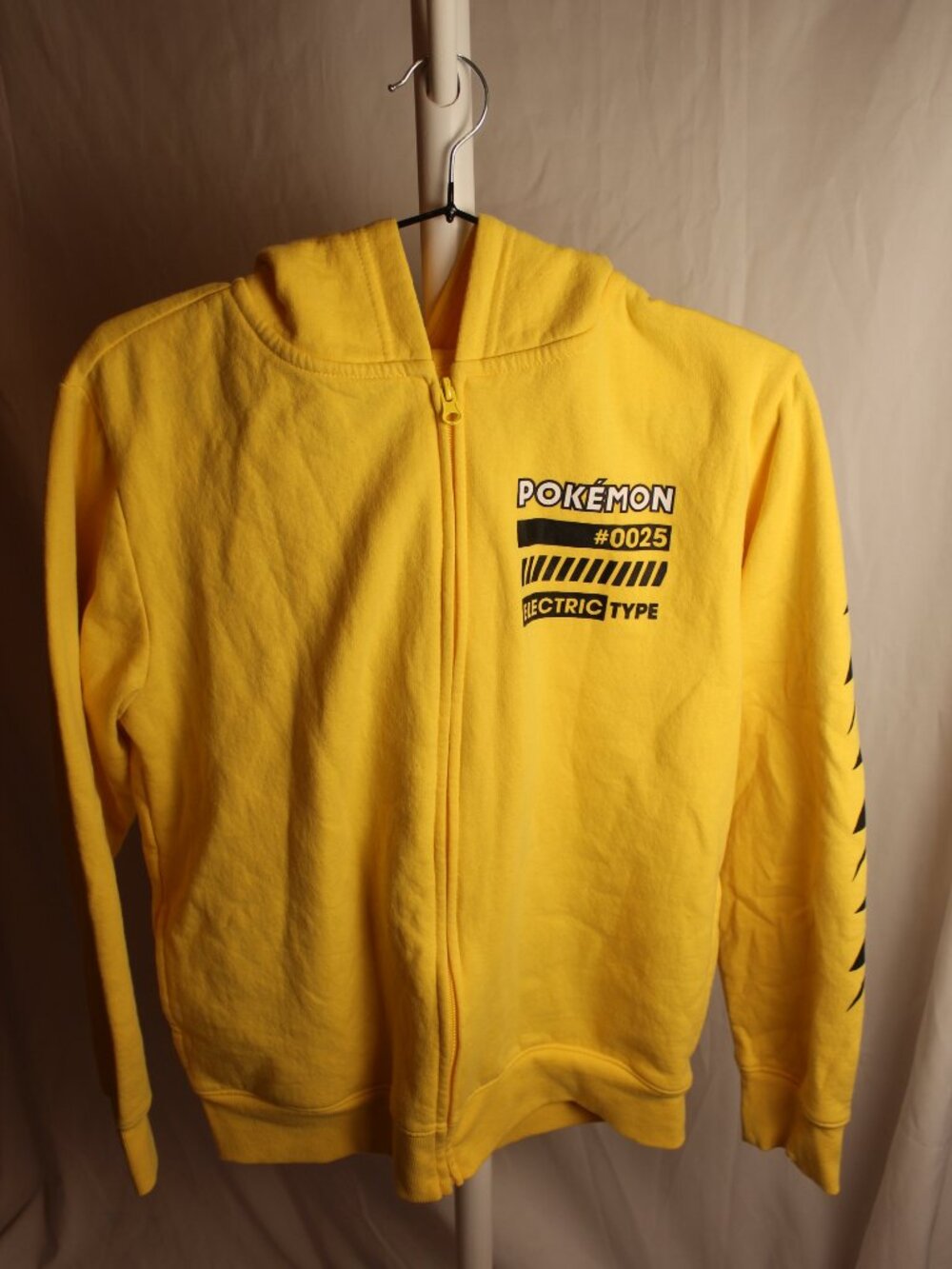 Pokemon Yellow Electric Type Kids' Zip-Up Hoodie